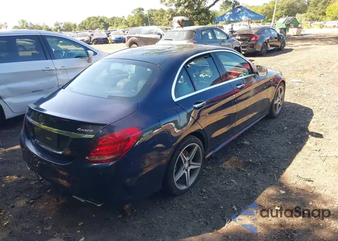 2016 Mercedes-Benz C 300 Sport 4Matic from USA, damaged, VIN 55SWF4KB2GU096688